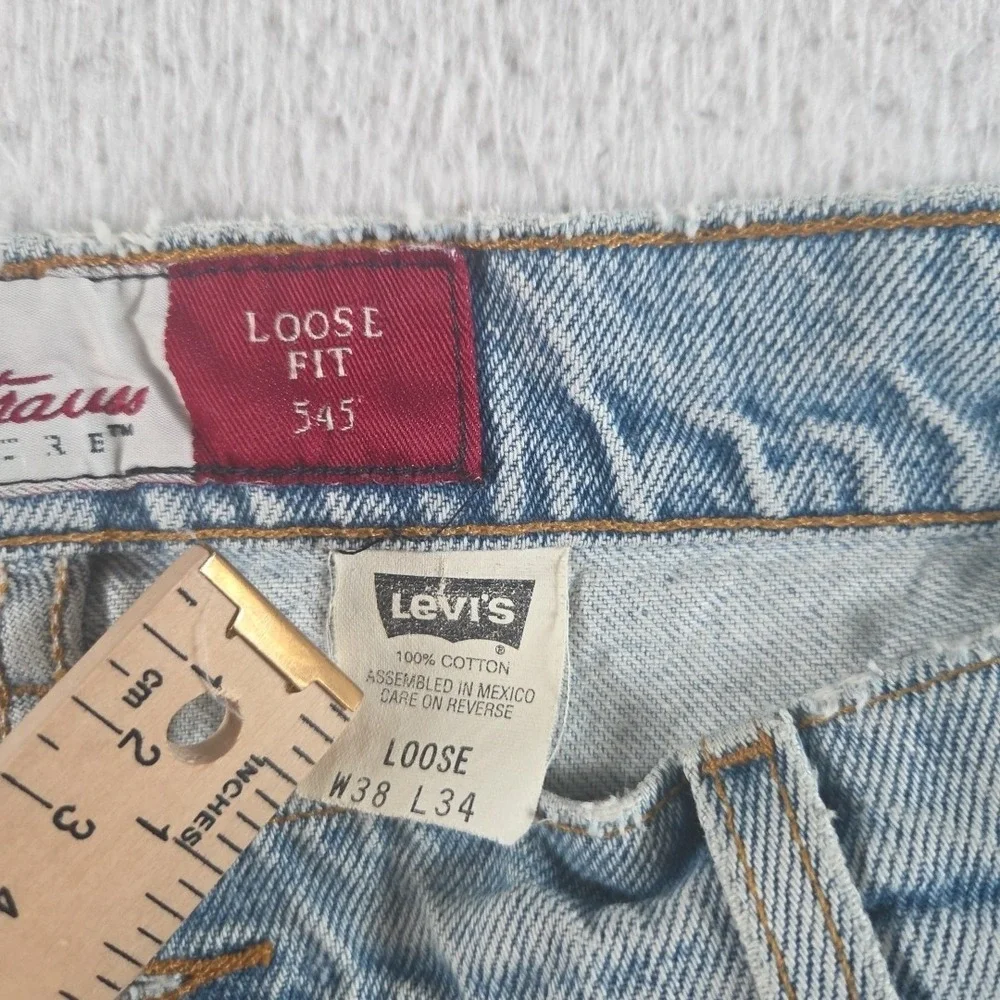 Vintage‎ 90's Levi's Levi Strauss Signature 545 Loose Fit Jeans Mens 34x32
